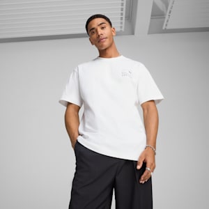 Playera House Of Graphics "What" para hombre, PUMA White, extralarge